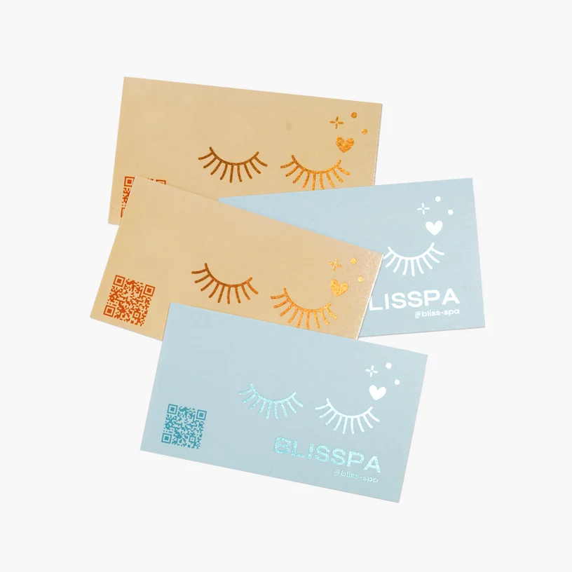 metallic business cards metallic business cards